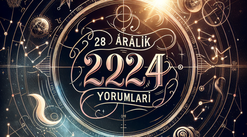 28 Aralık 2024 Burç Yorumları