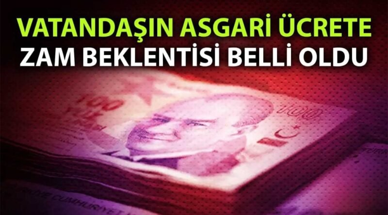 Yeni Araştırma: Kamuoyunun Asgari Ücret Artış Beklentileri Neler?