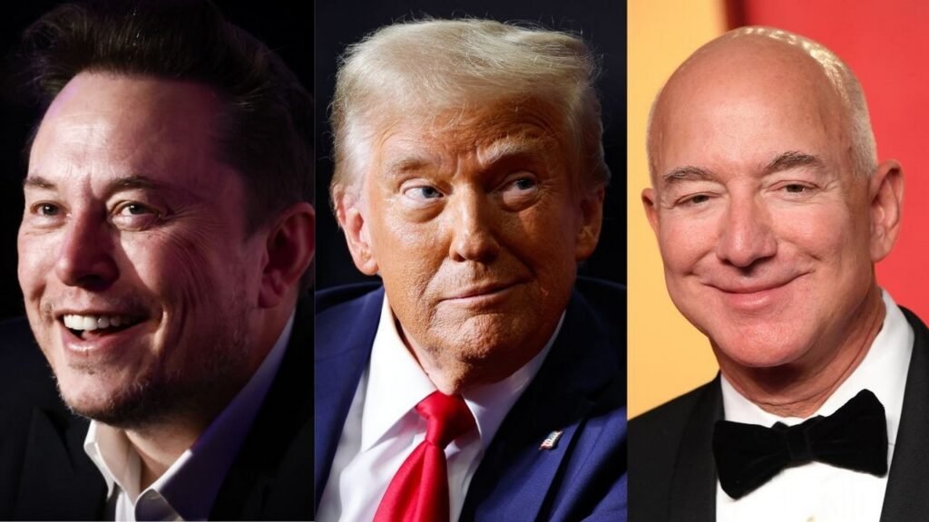 Donald Trump, Elon Musk ve Jeff Bezos'un Birlikte Yemeği!