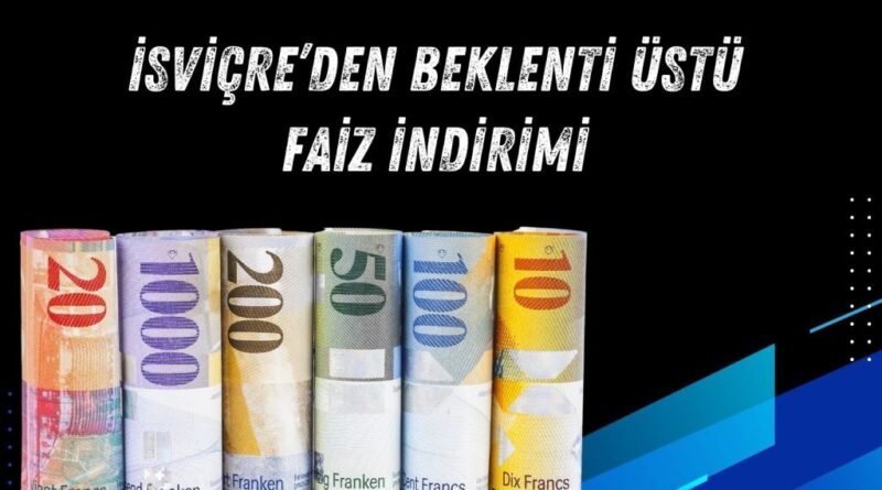 İsviçre Merkez Bankası'ndan Faiz Sürprizi Güçlü Frank Ortamında