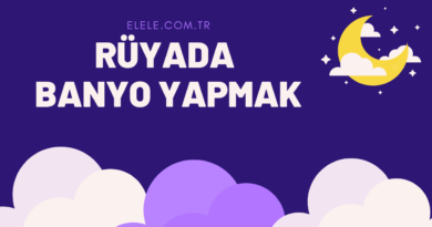 Rüyada Banyo Yapmanın Anlamı Nedir?