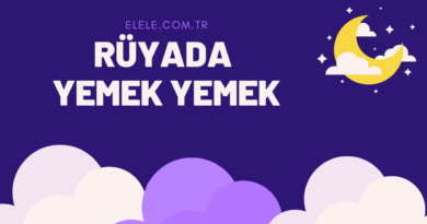 Rüyada Yemek Yemeğin Anlamı Nedir?