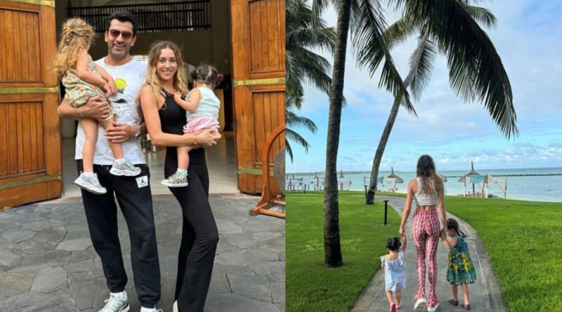 Sinem Kobal'ın Eşi ve Kızlarıyla Mauritius Tatilinden Yeni Kareler