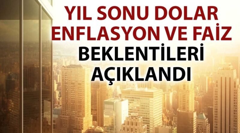 TCMB Anket Sonuçları: Enflasyon, Dolar ve Faiz Beklentilerindeki Değişimler