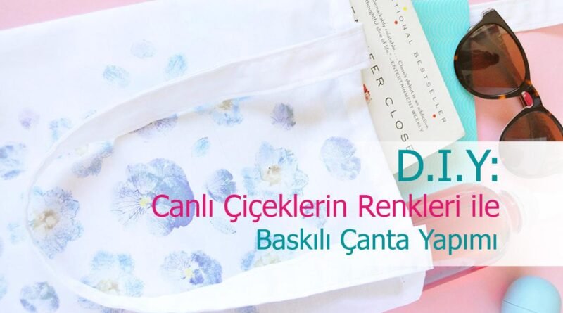 Canlı Çiçeklerle Çanta Nasıl Yapılır?