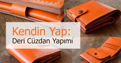 Evde Pratik Deri Cüzdan Yapımı Nasıl Olur?