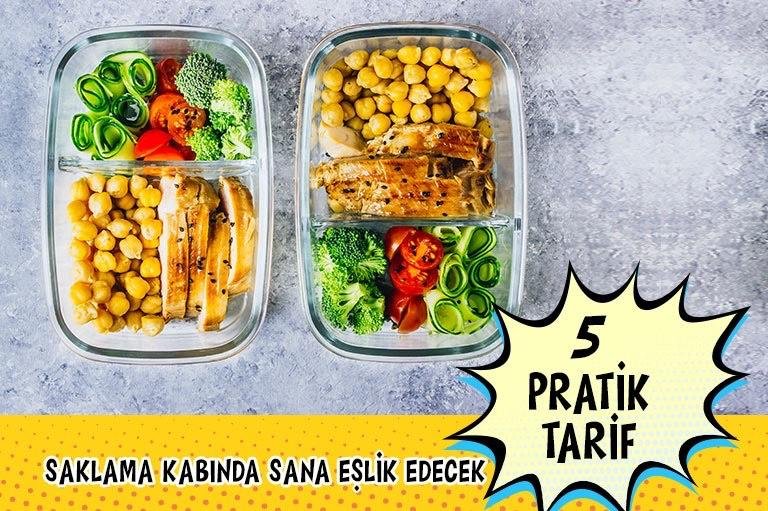 Her Gün Saklama Kabında Yanında Olacak 5 Pratik Tarif