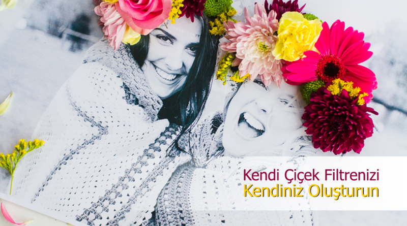 Kendi 3D Çiçekli Taç Filtrenizi Tasarlayın