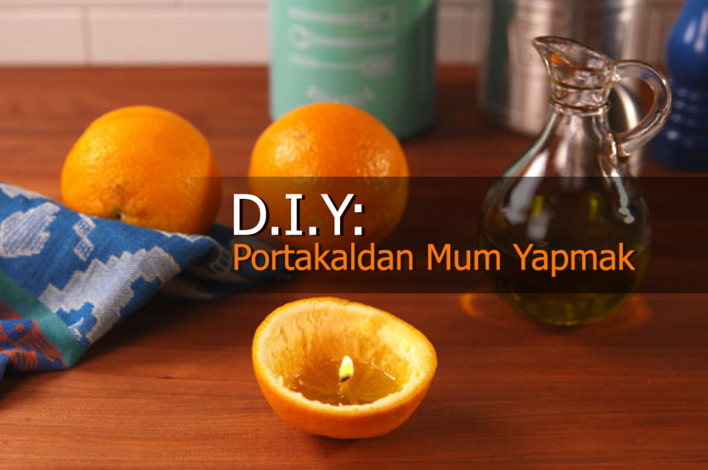 Portakal Aromalı Mum Yapımı (Portakal Esanslı Mum)