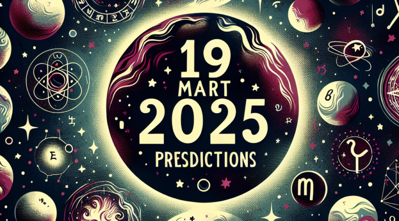 19 Mart 2025 Burç Yorumları