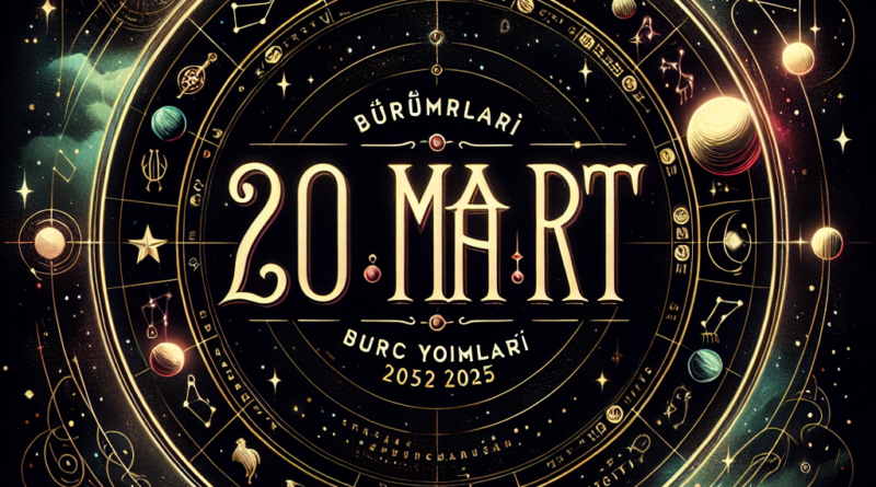 20 Mart 2025 Burç Yorumları