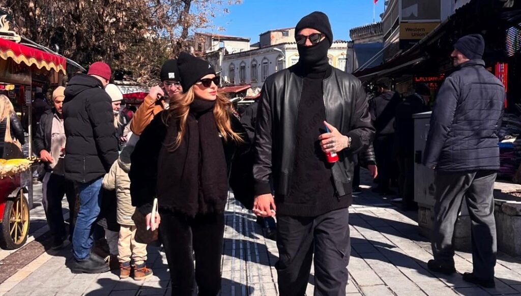 Icardi ve sevgilisi China Suarez'in İstanbul'daki turundan yeni fotoğraflar: Tanınmamak için maske kullandı!