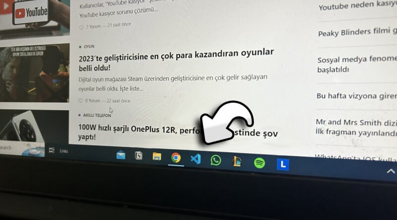 Windows 10 Görev Çubuğunu Görüntüleme Yöntemleri