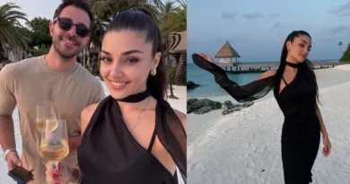 Hande Erçel'in Siyah Kombinli Paylaşımı: Hakan Sabancı ile Aşk Pozu!