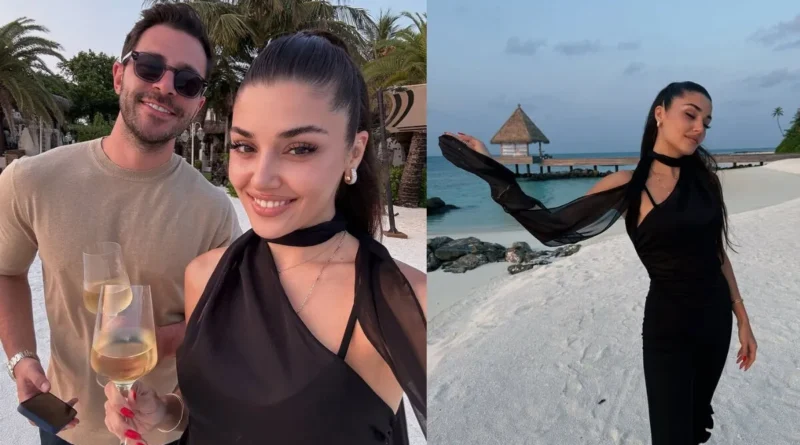 Hande Erçel'in Siyah Kombinli Paylaşımı: Hakan Sabancı ile Aşk Pozu!