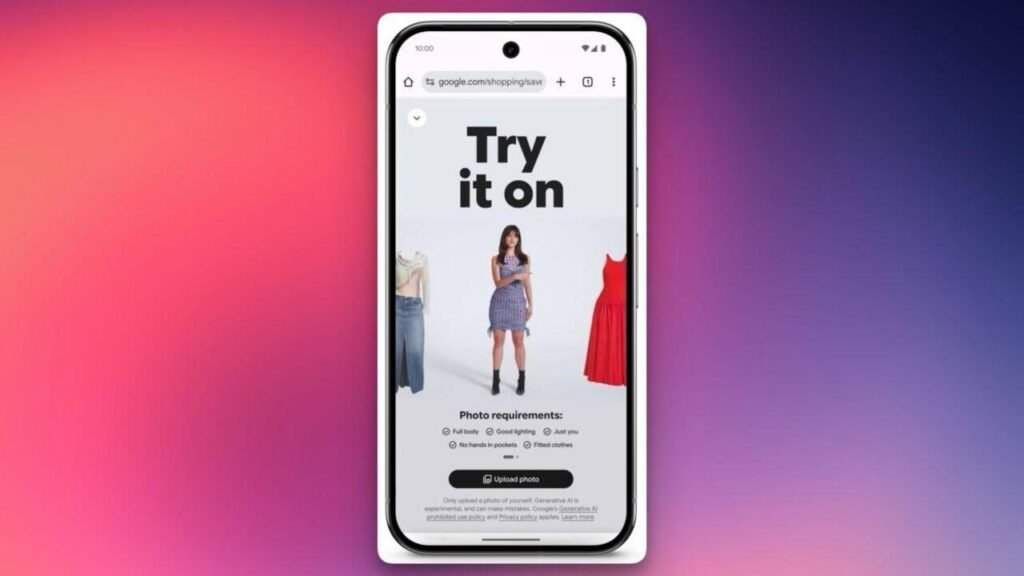 Google, Yapay Zeka ile Kıyafet Deneme Deneyimi Sunuyor!