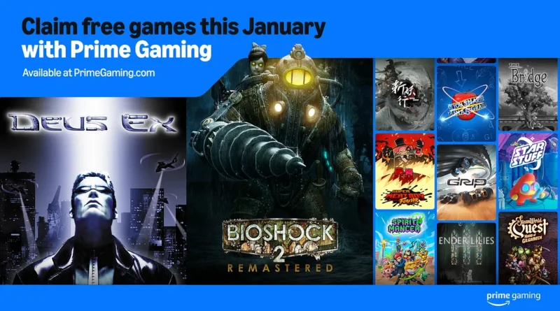 Amazon Prime Gaming Ocak 2025'te Sunulacak Oyunlar Açıklandı!
