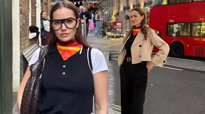 Fahriye Evcen'in Londra Tatilinden Etkileyici Paylaşımları
