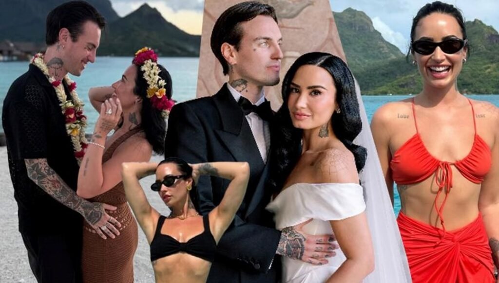 Ünlü şarkıcı Demi Lovato'nun balayı pozları - Son Dakika Magazin Haberleri