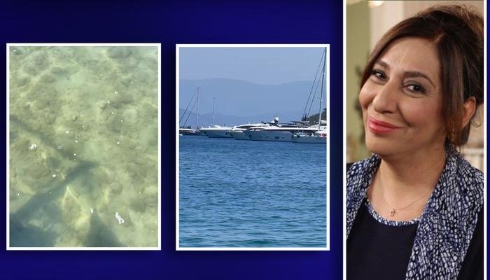 Melek Baykal Bodrum Sahilinden Paylaştı: "Deniz İdrar Rengi!" Yetkililere Çağrı Yaptı!
