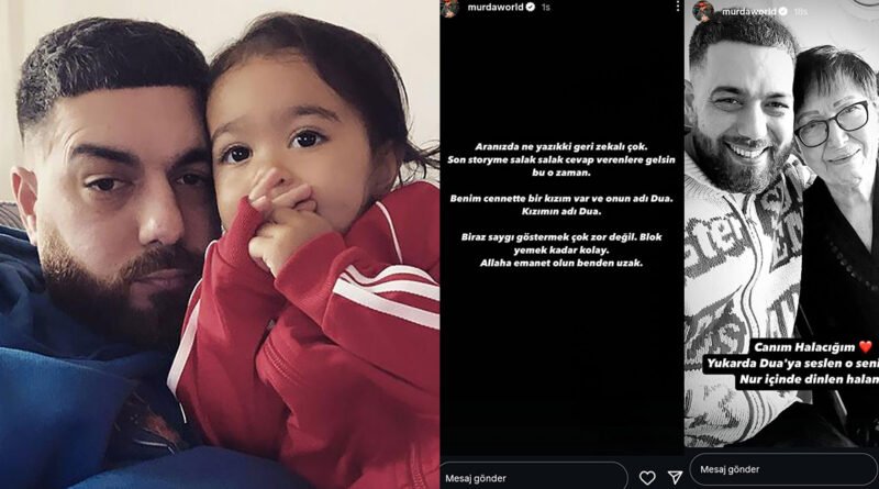 Rapçi Murda'nın Acısı Dinmiyor! Kızından Sonra Şimdi de Halasını Kaybetti
