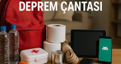 Deprem Çantasında Bulunması Gerekenler