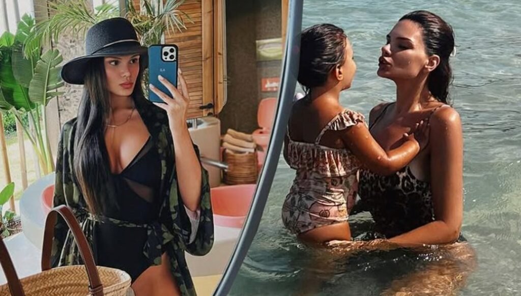 Almeda Abazi ve Kızının Tatil Pozu - Son Dakika Magazin Gelişmeleri