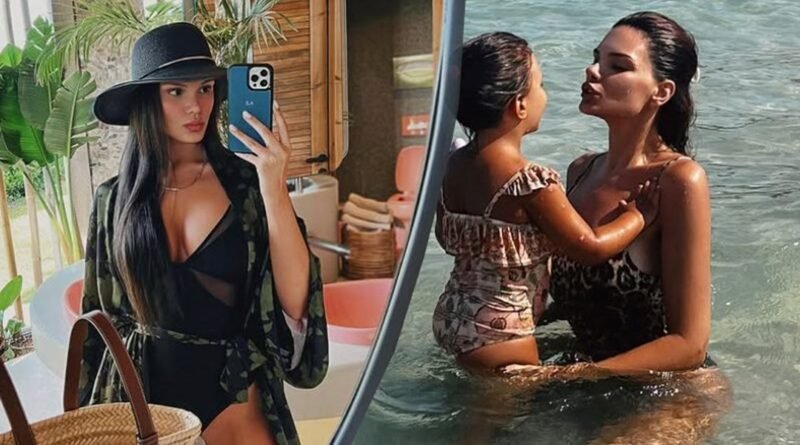 Almeda Abazi ve Kızının Tatil Pozu - Son Dakika Magazin Gelişmeleri