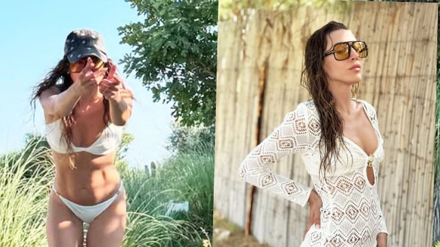 Sinem Kobal'ın Tatil Pozlarıyla Göz Kamaştırdı