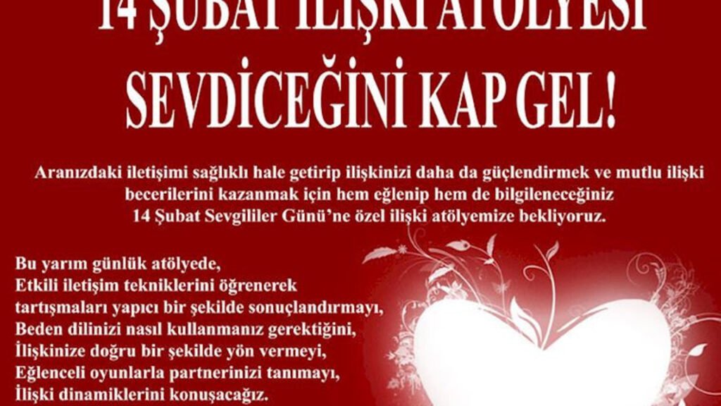 İlişki Atölyesi'ni Yeniden Tasarlayalım