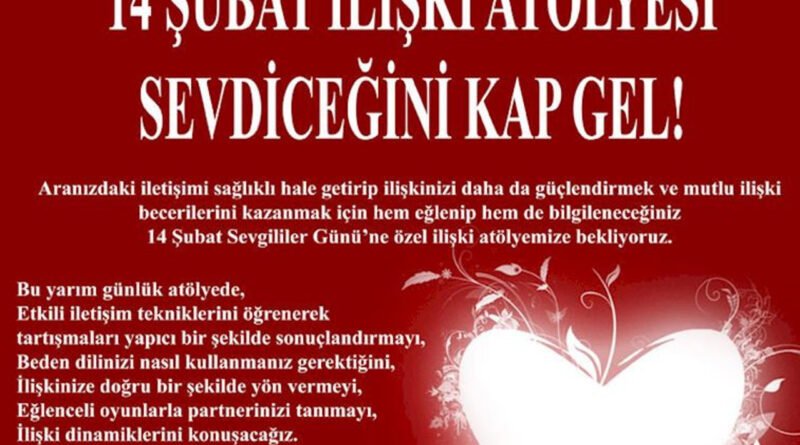 İlişki Atölyesi'ni Yeniden Tasarlayalım