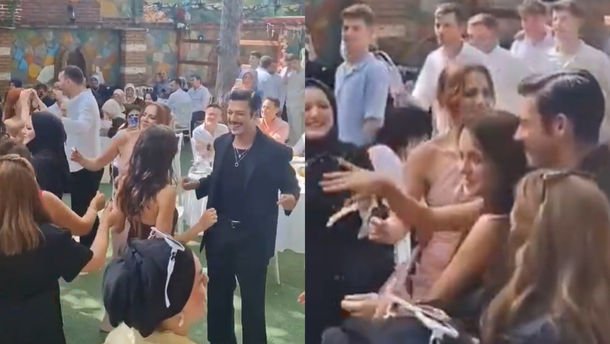 Hafsanur Sancaktutan ve Kubilay Aka Nişanda Karşılıklı Oynadı