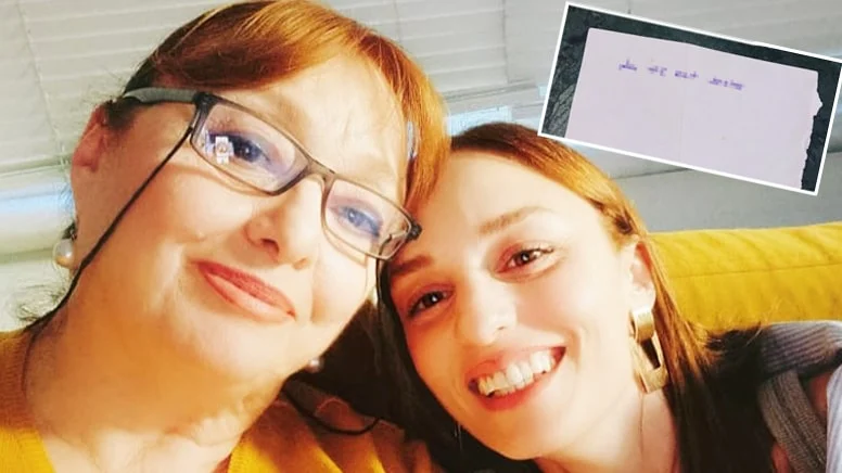 Nilperi Şahinkaya, Annesinin Çantasından Çıkan Notla Duygulandırdı