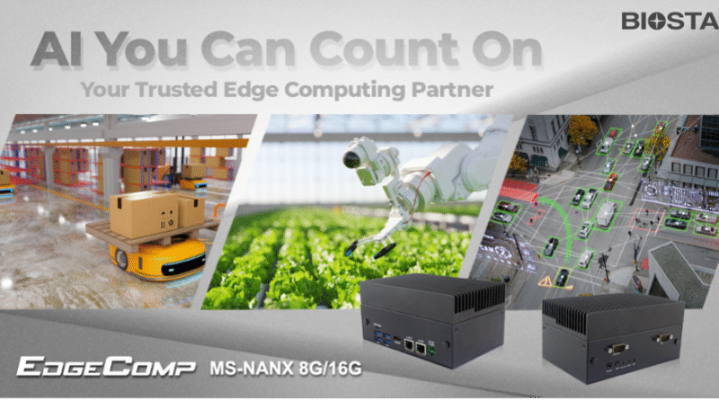 BIOSTAR'dan Uç Bilişim İçin Yapay Zeka Canavarı: EdgeComp MS-NANX
