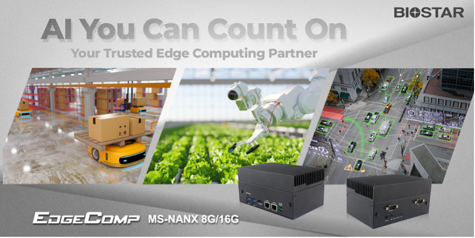 BIOSTAR'dan Uç Bilişim İçin Yapay Zeka Canavarı: EdgeComp MS-NANX