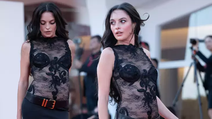 Melis Sezen, Venedik Film Festivali'nde Siyah Elbisesiyle Büyüledi