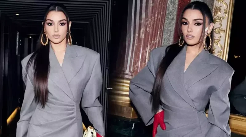 Hande Erçel Paris Moda Haftası’nda Göz Doldurdu! Sosyal Medya Onu Tartışıyor.