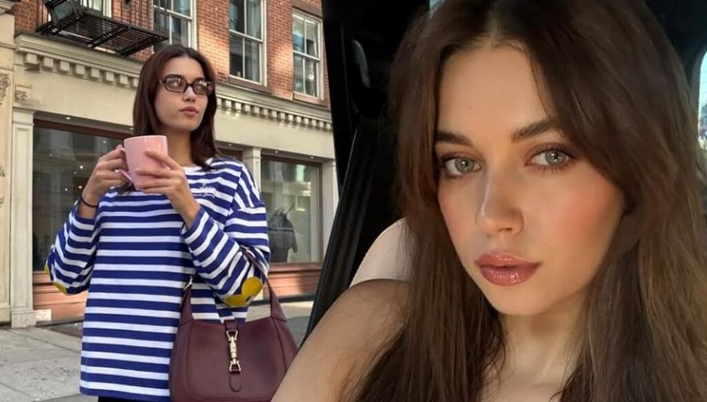 Afra Saraçoğlu Uçaktan Paylaştı: Yüz Maskesiyle Kameralara Poz Verdi