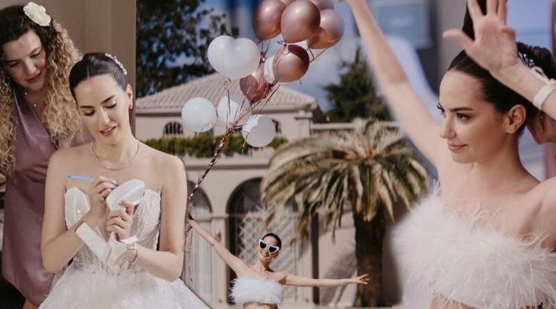 Ezgi Şenler, çocukluk aşkıyla evlendi: Düğün hazırlıklarından özel kareler paylaştı