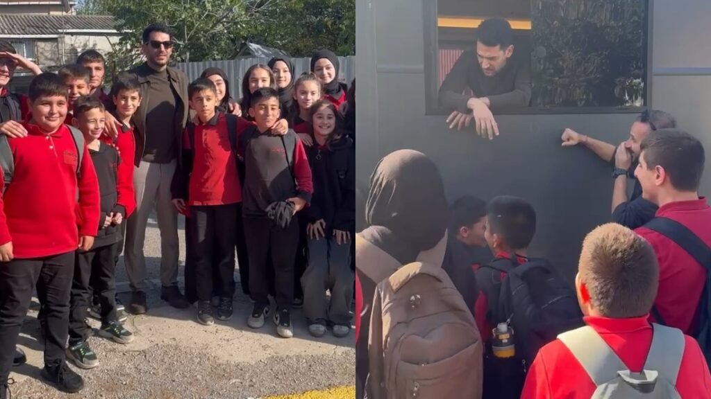 İlkokul Öğrencileri Murat Yıldırım'ı Sette Ziyaret Etti
