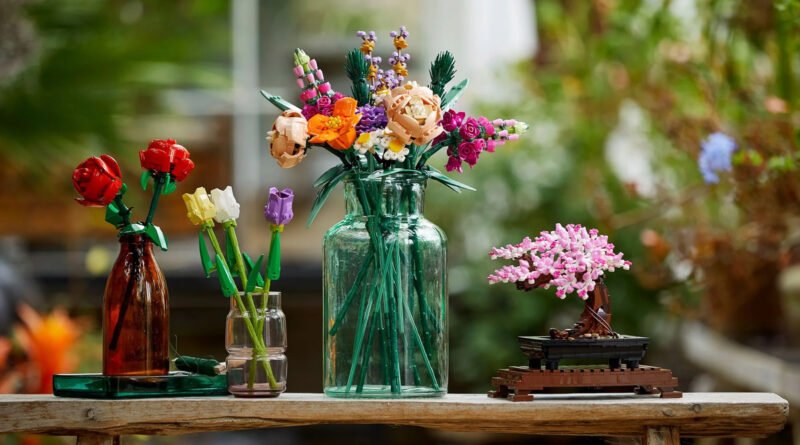 Lego Çiçek Buketi ve Bitki Modelleri Setleri