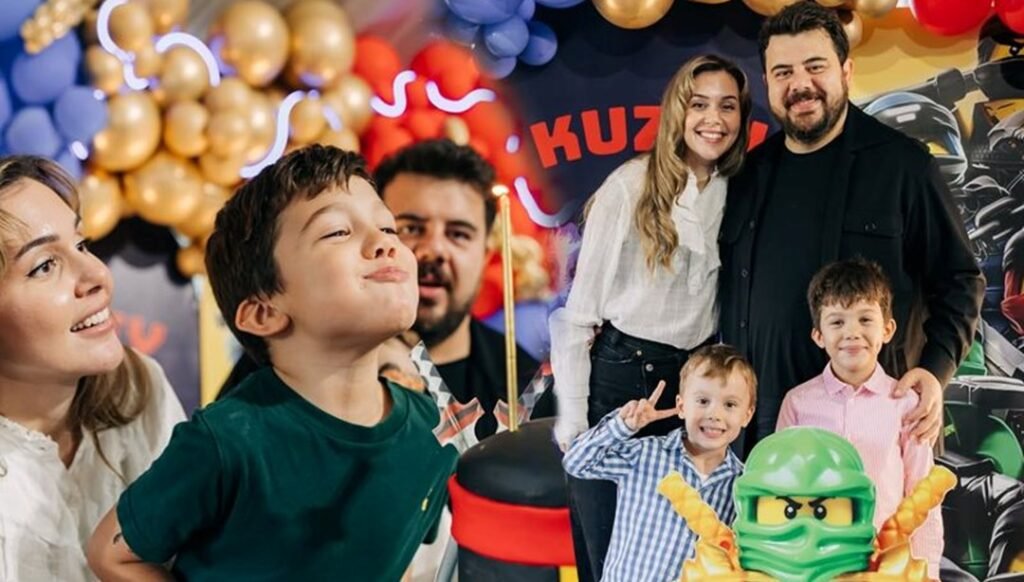 Berfu-Eser Yenenler'in oğlu Kuzey 6 yaşına girdi: Doğum günü partisinden renkli anlar!