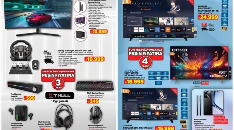 A101 Oyuncu Ekipmanları: 18 Aralık Güncel Kataloğu