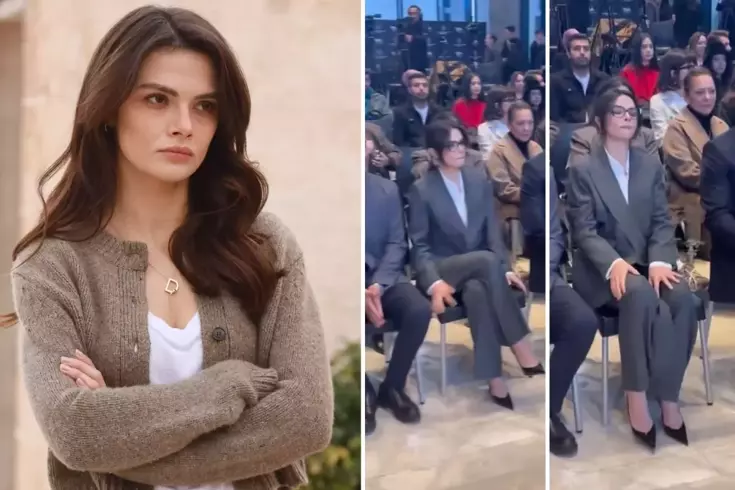 Bakan Ersoy'un Katıldığı Toplantıda Sinem Ünsal'dan Dikkat Çeken Hareket