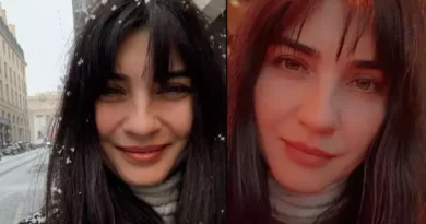 Paris'te Karlar İçinde Güzelliğini Konuşturdu!