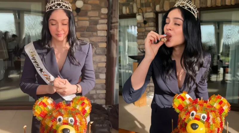 Setin Kraliçesi Cemre Baysel! 27. Yaş Gününe Özel 'Ayıcıklı' Kutlama