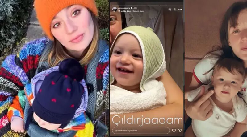 Gizem Karaca Paylaştı: “ÇILDIRJAAAAM” Kızının Karesi!