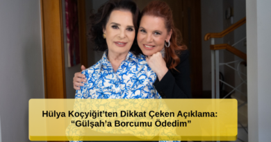 Dikkat Çeken Açıklama: “Gülşah’a Borcumu Ödedim”