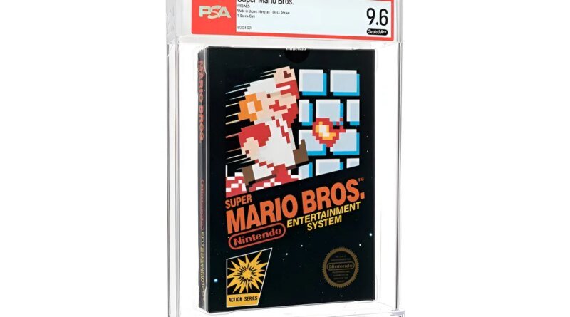 Bir Nintendo Super Mario Bros. Kopyası 3 Milyon Dolar'a Satıldı!