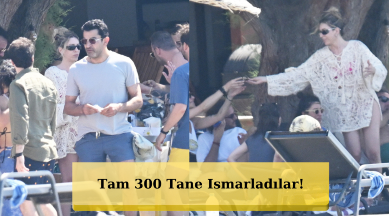 Kenan İmirzalıoğlu ve Sinem Kobal Bodrum'da Midye Şov Yaptı!